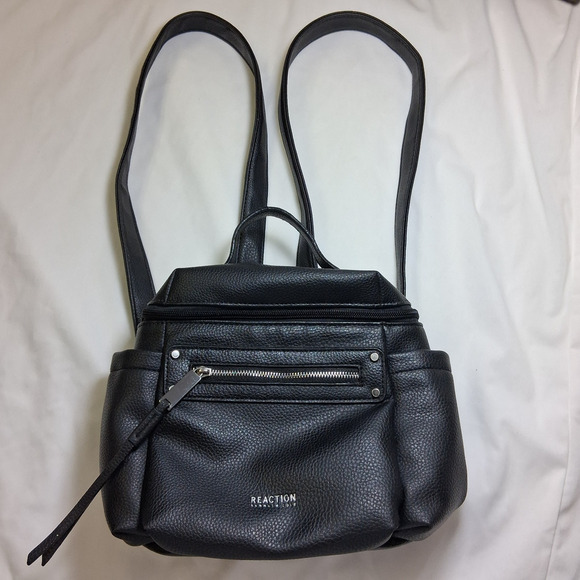 Vegan Leather Kenneth Cole Reaction Mini Backpack Purse Back to School - Picture 16 of 16